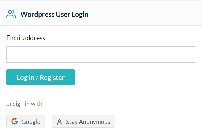 QUIC.cloudログイン画面